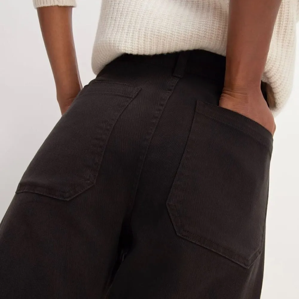 NWOT Everlane The Utility Barrel Pant in Black - Size 00 - Image 10