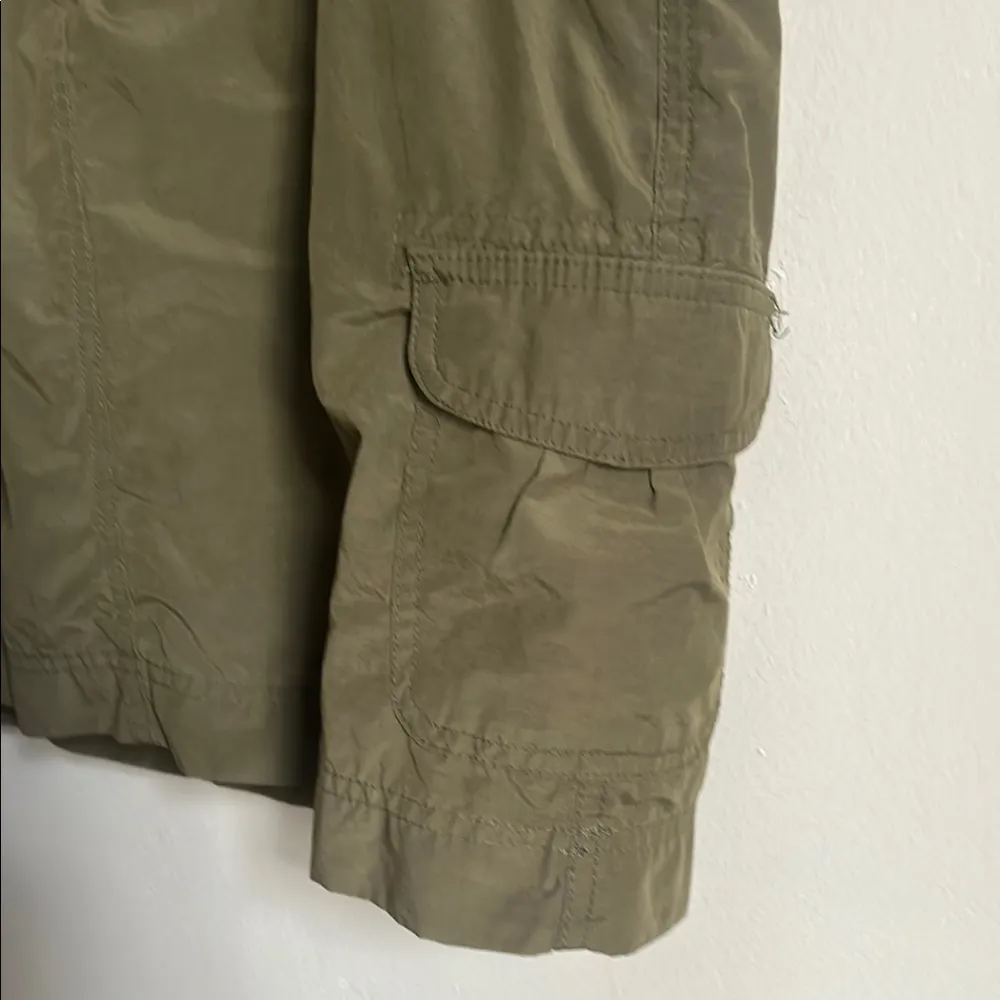 Lands End Women’s Leisure Olive Green Cargo Skort Size 14 - Image 3