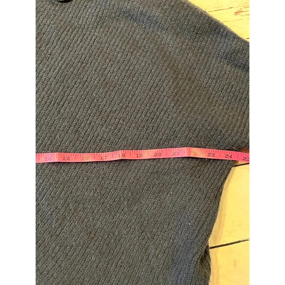 Lulus Oversized V Neck Sweater in Size Small Navy Closet Staple Basic - Image 10