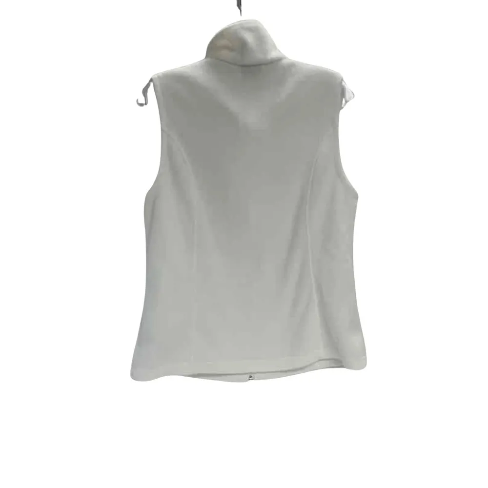 Columbia Sportswear Men's Fleece Vest Size Large White Full Zip Sleeveless - Image 2