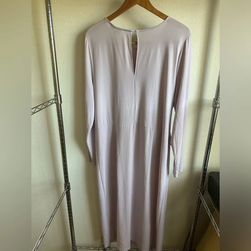 ELOQUII Lilac Midi Dress. - Image 5