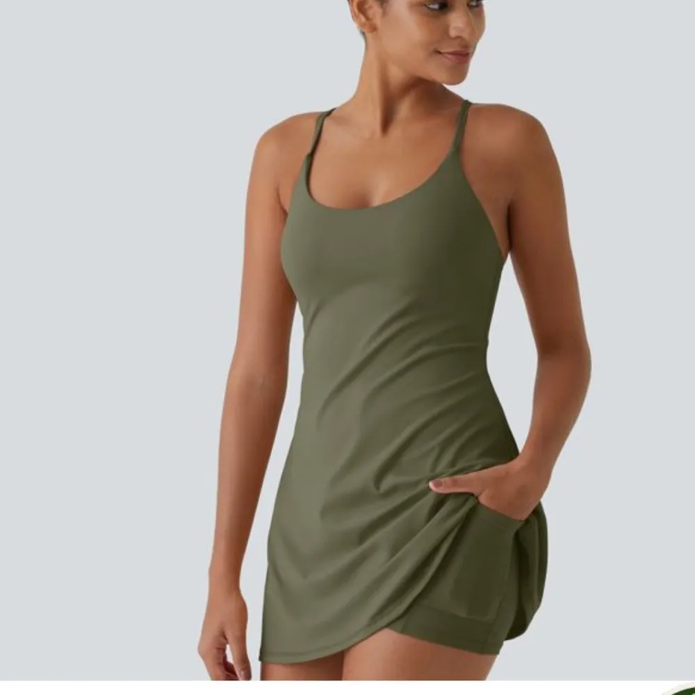 NWT Halara Softlyzero™ Plush Backless Active Dress-Easy Peezy Edition size Med - Image 13