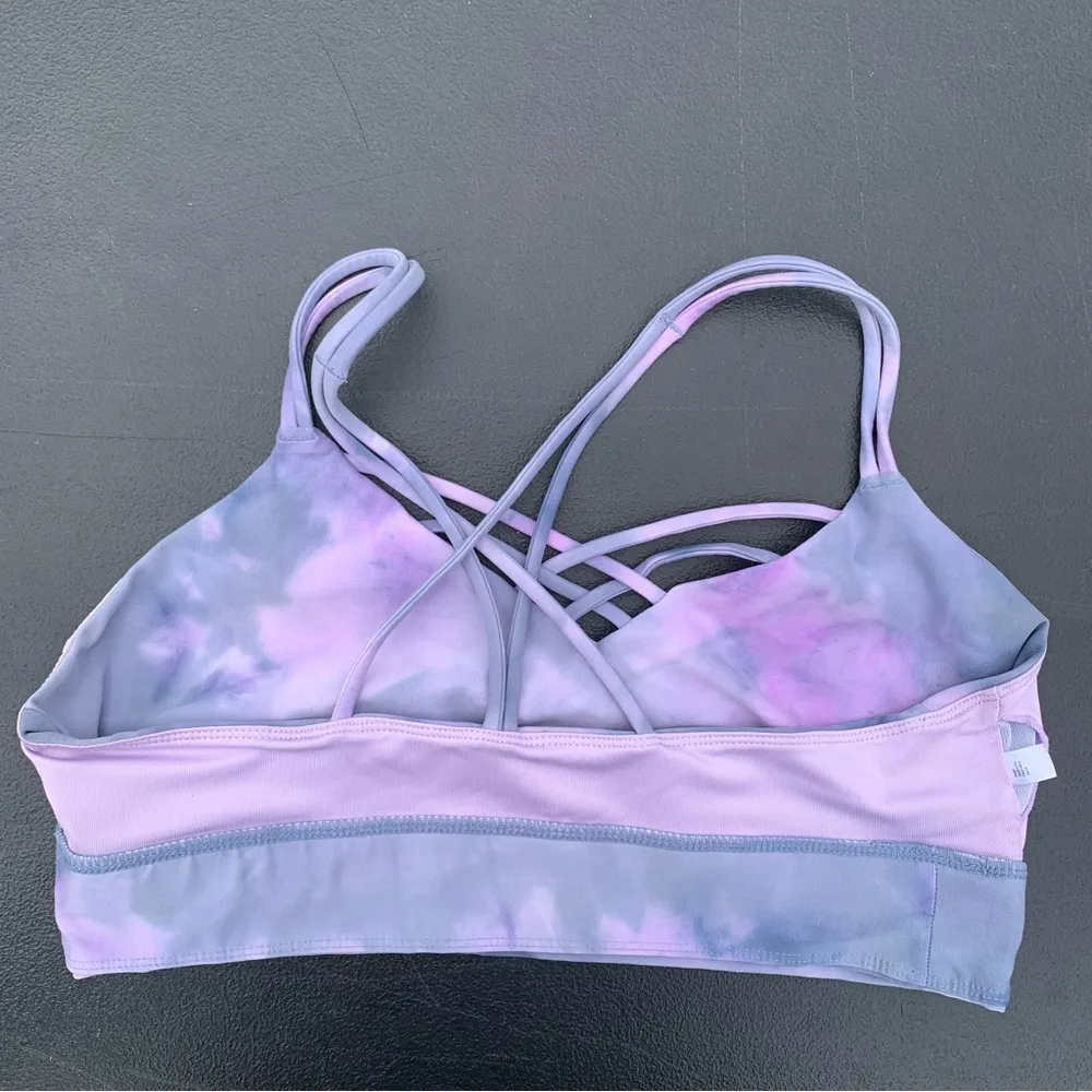 Joy Lab Womens Purple Tie Dye Sports Bra Women’s Size Large - Image 4