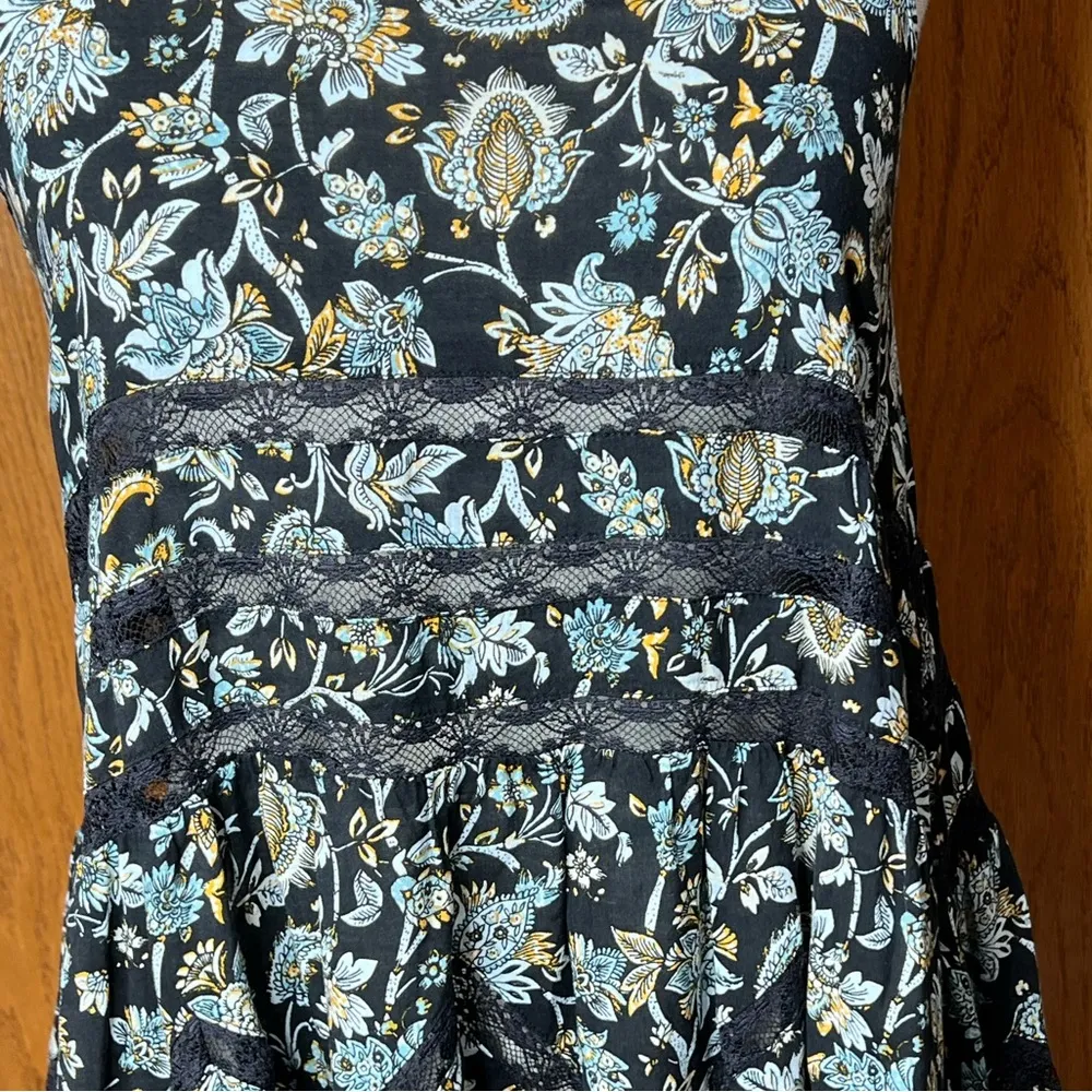 Intimately Free People lace insert trapeze Sleeveless Mini Sundress size xs - Image 4