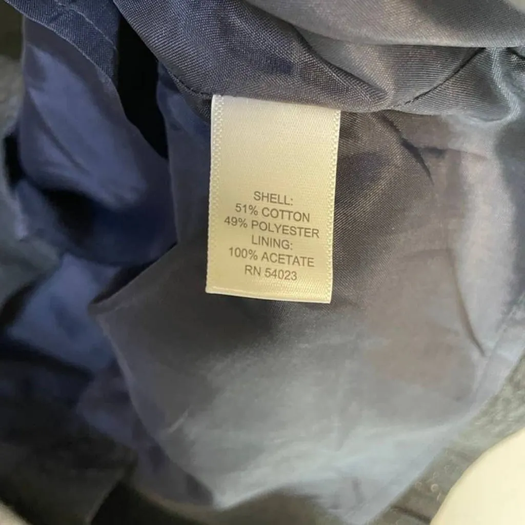 Banana Republic Skirt Womens 4 Petite Black Sparkle Pleated Front Zip Back‎ - Image 6