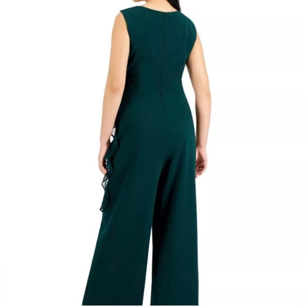 Asymmetric Ruffle Sleeveless Jumpsuit‎ - Image 6