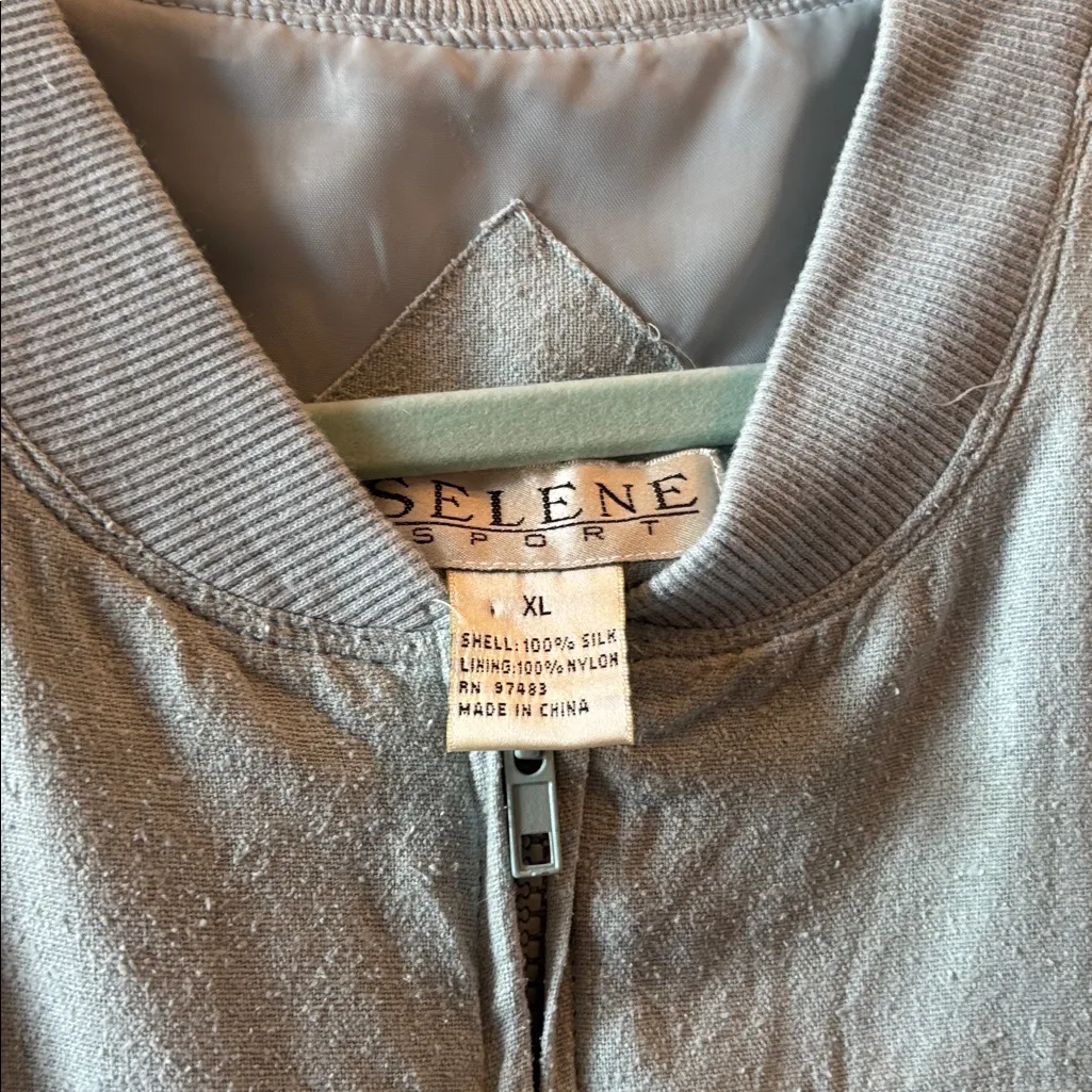Selene Sport raw silk blue/gray Zip - Image 3