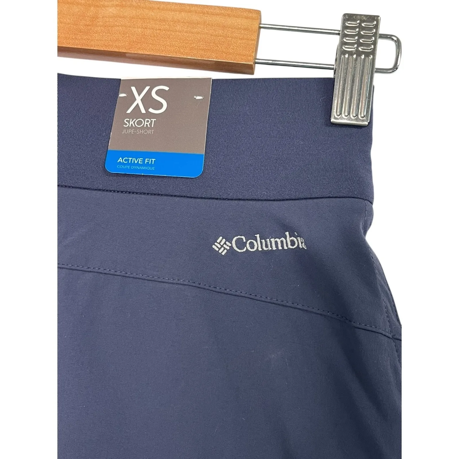New Columbia Skort Womens Extra Small Blue Climber Canyon Active Fit Omni Shade - Image 9