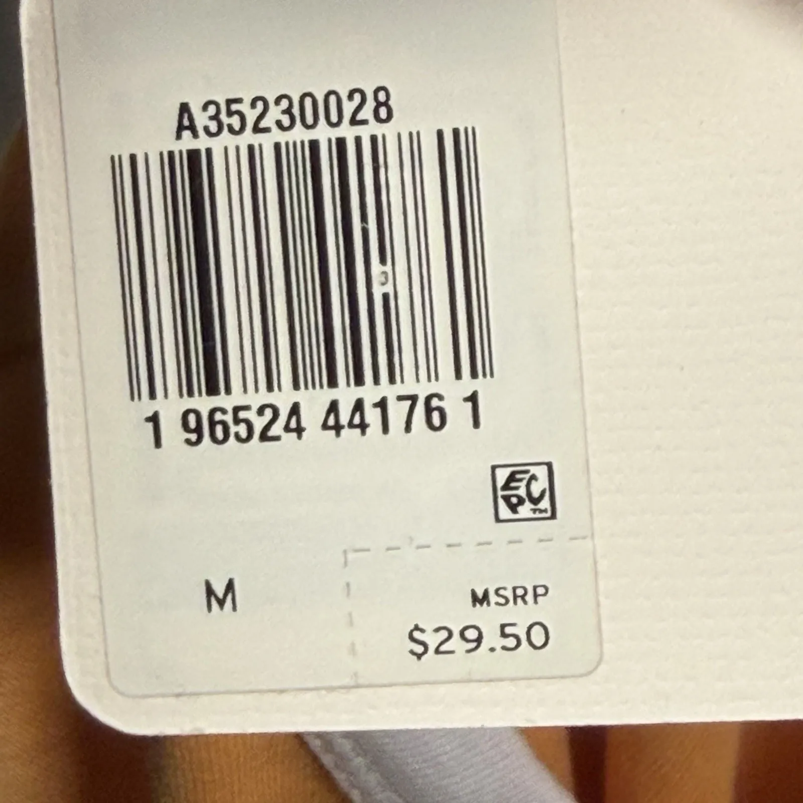 Levi's Graphic Top Women's Size Medium Tee T-Shirt Orange Cropped Y2K Basic - Image 8