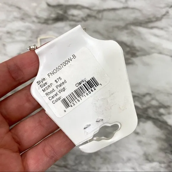 Savvy‎ Cie Initial Letter B Necklace Silver - Image 3