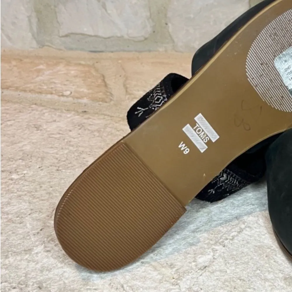 Jutti black leather mules sz 9 - Image 5