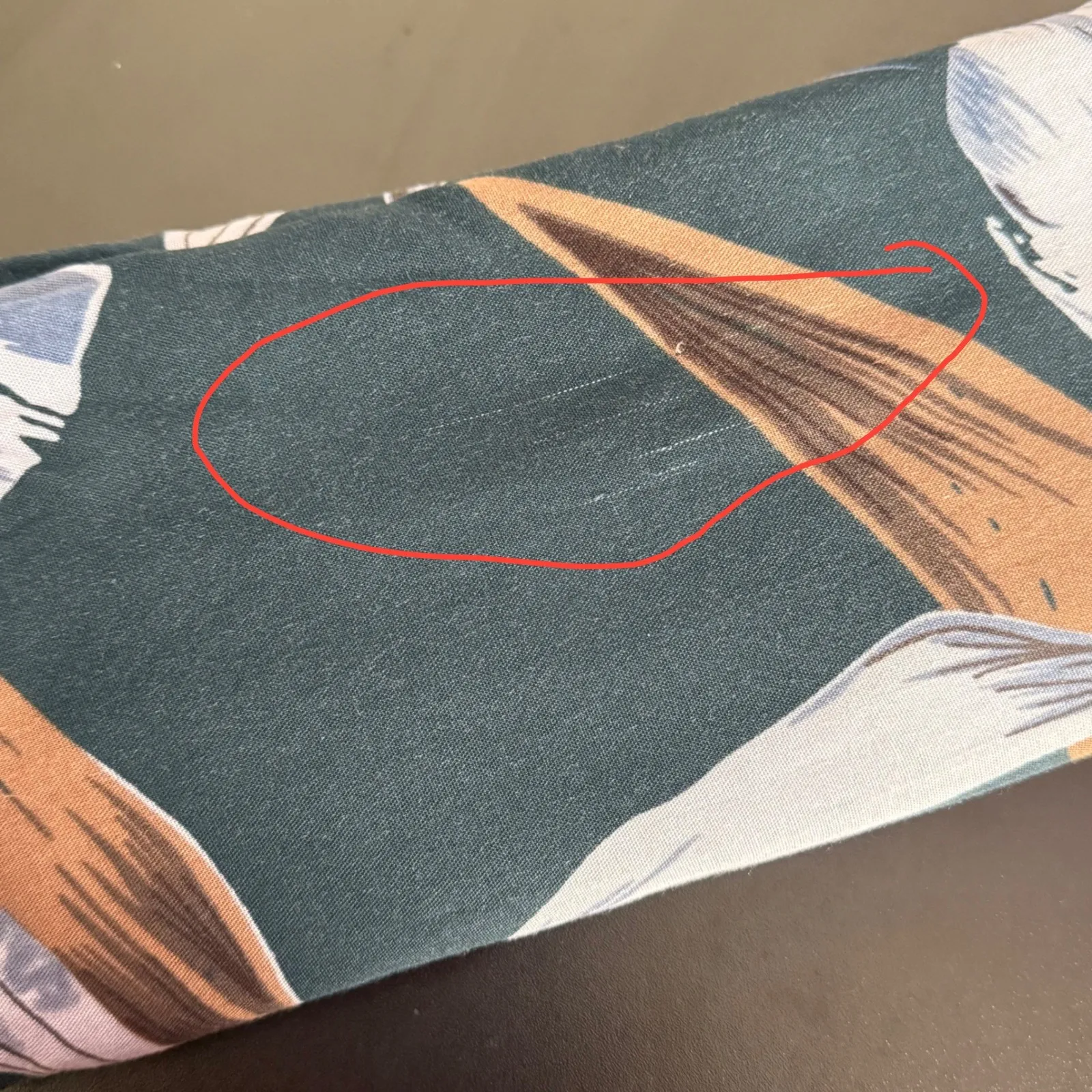 Patrons of peace Wide Leg Pants Palazzo Smocked Tie Front Flowy Womens M BOHO - Image 5