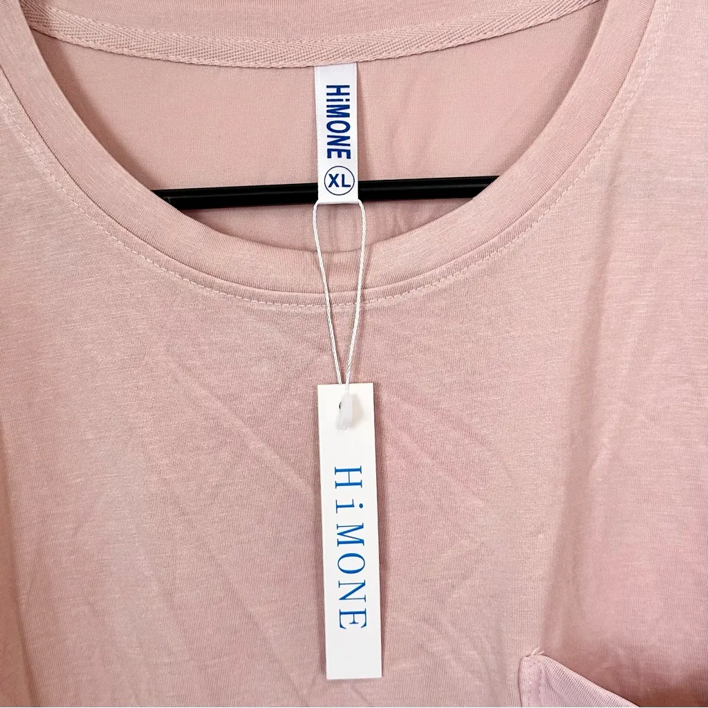 NWT Himone Blush Pink Women's Pajama Set - Image 4