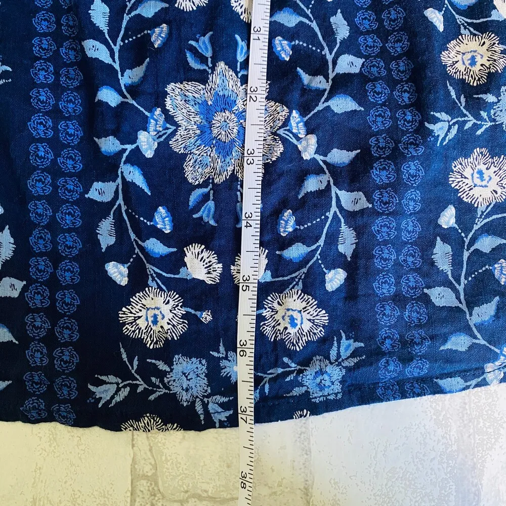 Old Navy Smocked Off the Shoulder Slub Weave Midi Dress Casual Boho Style Sz S - Image 8