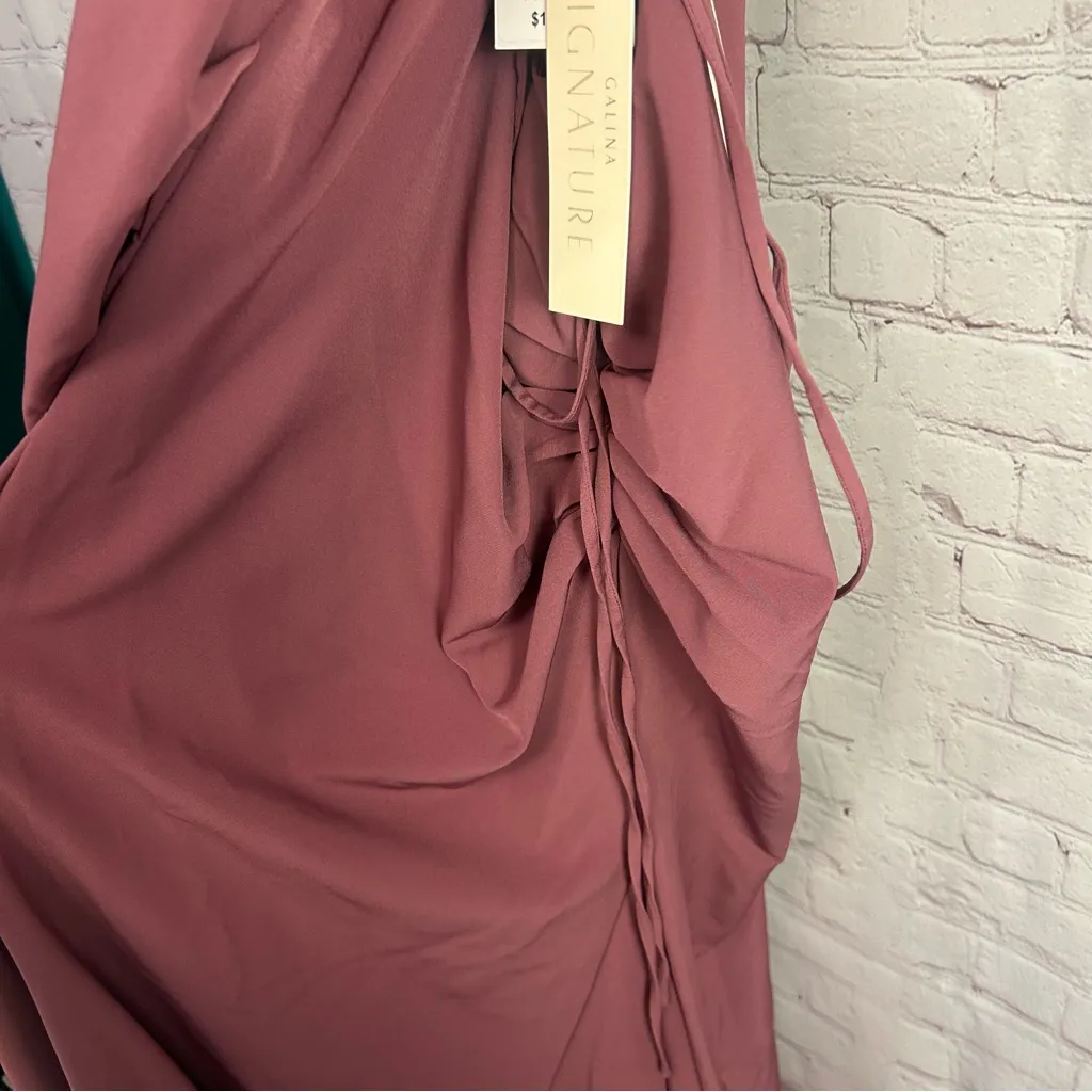 GALINA Signature New Chianti Prom Dress gown event bridesmaid size 20 Pink - Image 8
