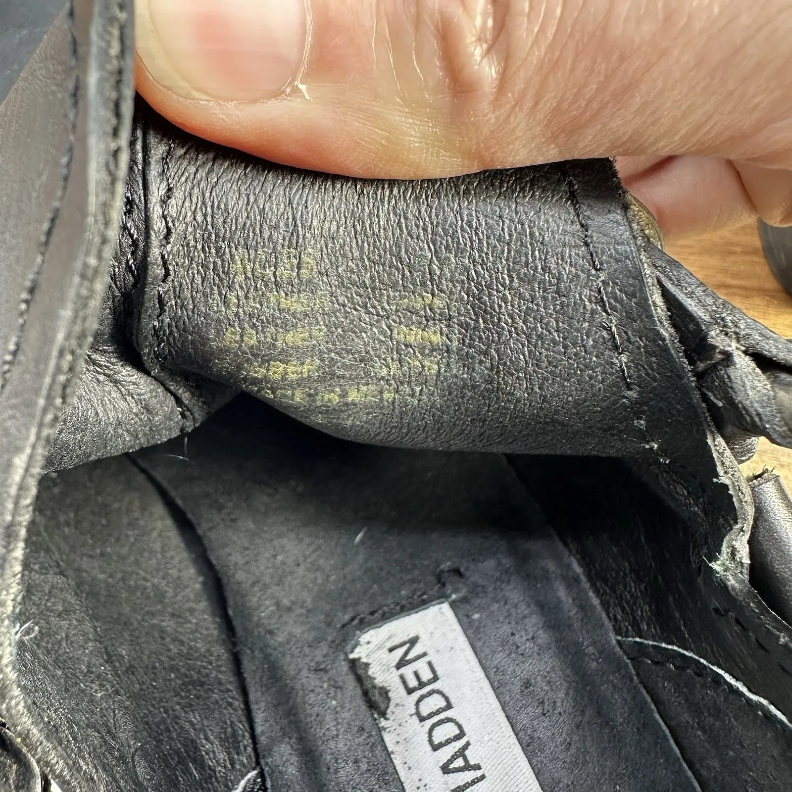 Steve Madden Aces Ankle Boots Black Leather Boho Western Festival Women's 7 - Image 10