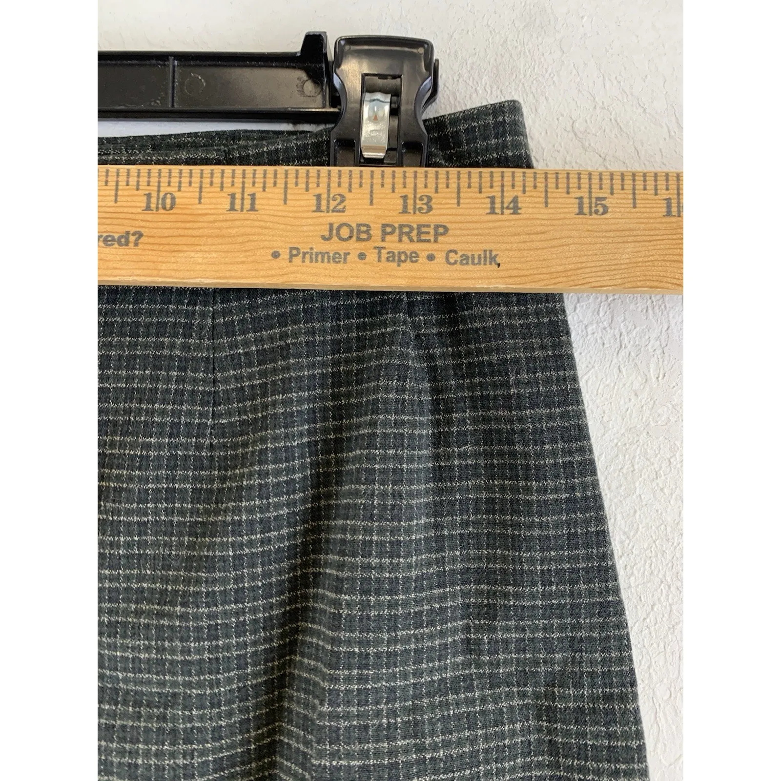 VTG Y2K Route 66 Women’s Mini Skirt Plaid Grunge Green Size 16 - Image 6