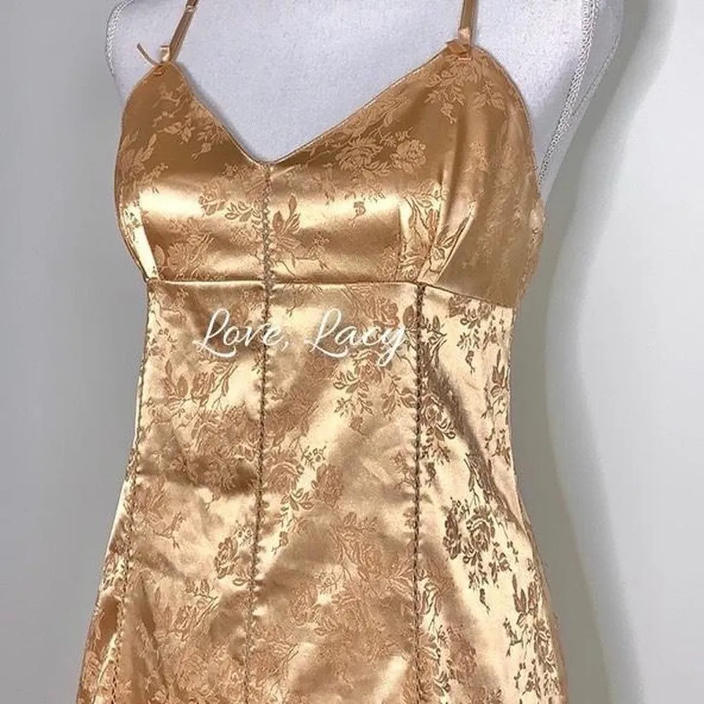 Vintage Victoria’s Secret Gold Slip Dress - Image 5