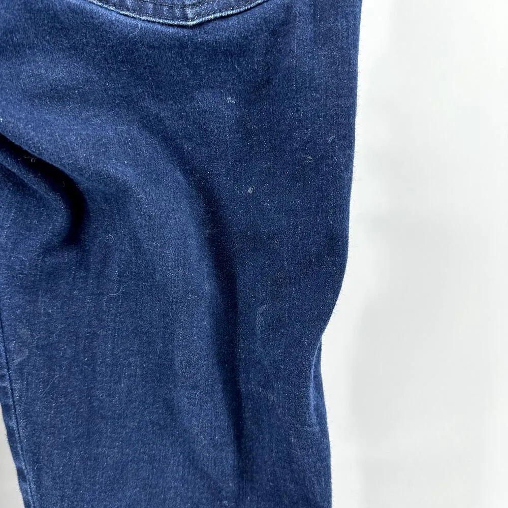 7 For All Mankind Kimmie Straight Leg Jeans Mid Rise Denim Medium Wash Blue 26 - Image 6