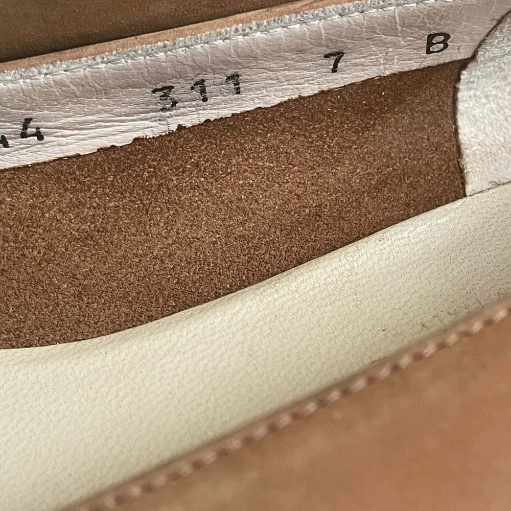 Salvatore Ferragamo croc-embossed Oxford cap toe Size 7B - Image 8