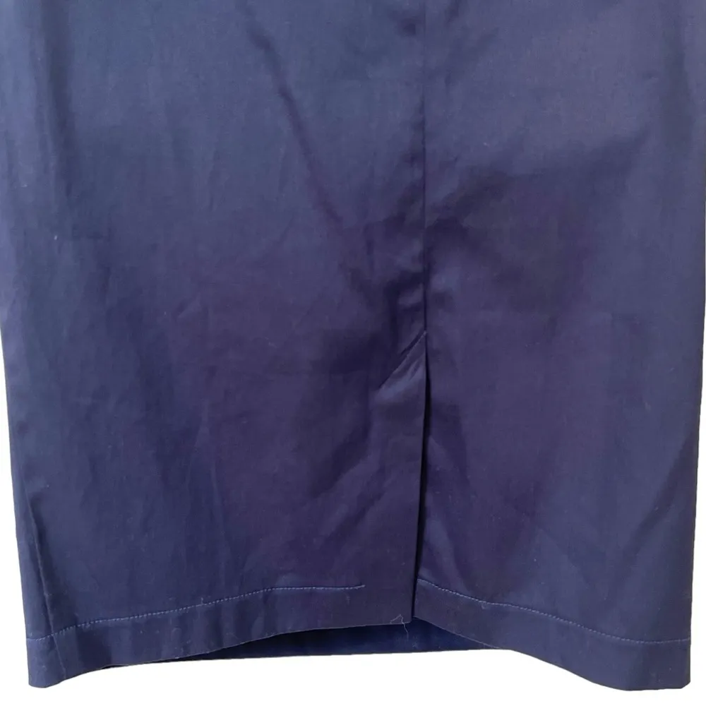 Kitten D'Amour Navy Blue Peplum Sailor Style Pencil Skirt Limited Edition Size 10 - Image 10