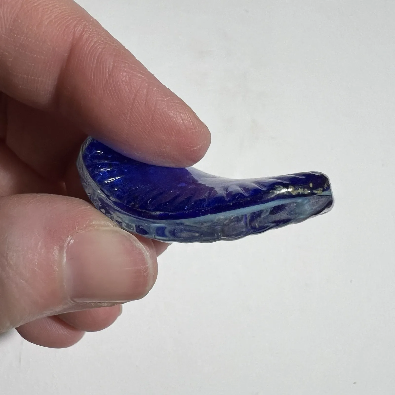 Blue Moon Beads Bead Bazaar Heart Necklace Pendant Murano Style Hand Blown Glass - Image 6