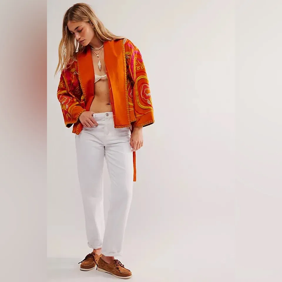 🆕 FREE PEOPLE | NORI EMBROIDERED JACKET | SZ: S - Image 4