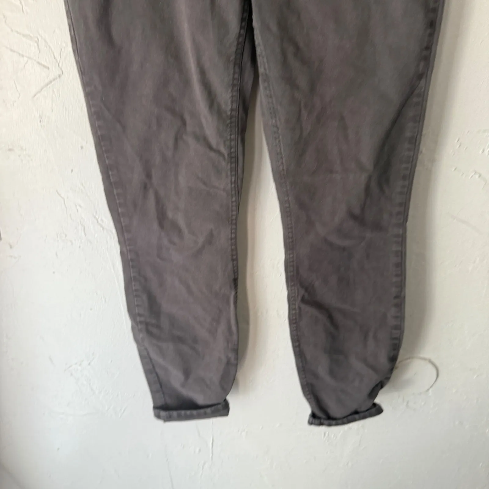 Toad & Co Charcoal Gray Relaxed Fit Tencel Cotton Blend Pants Medium Outdoor - Image 3