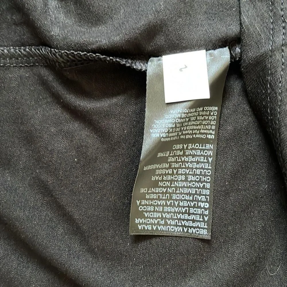 Whitehouse black Market short sleeve V neck Jetsetter Tee black size XXS - Image 11