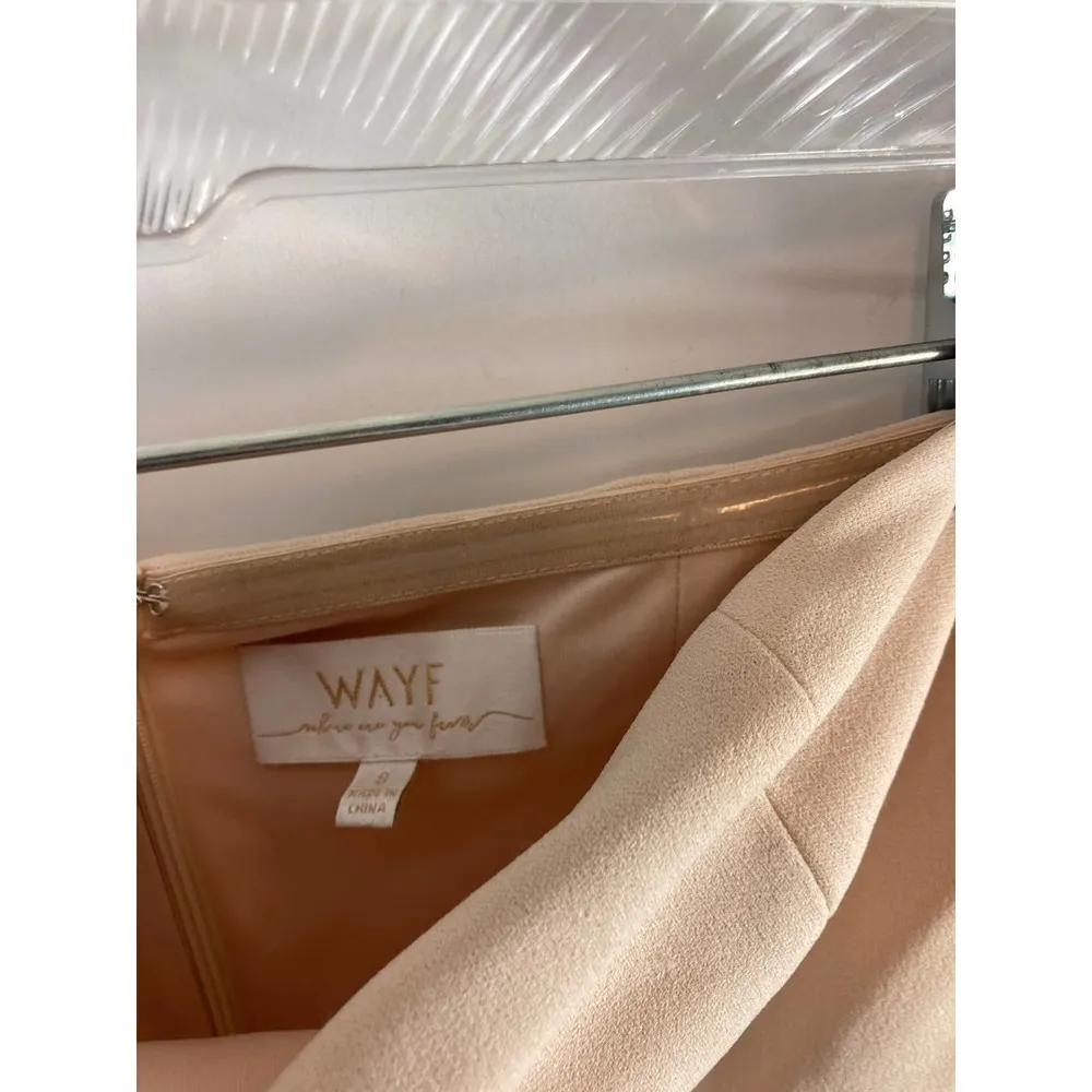 WAYF The Angelique Strapless Tulip Gown in Champagne Size small - Image 3