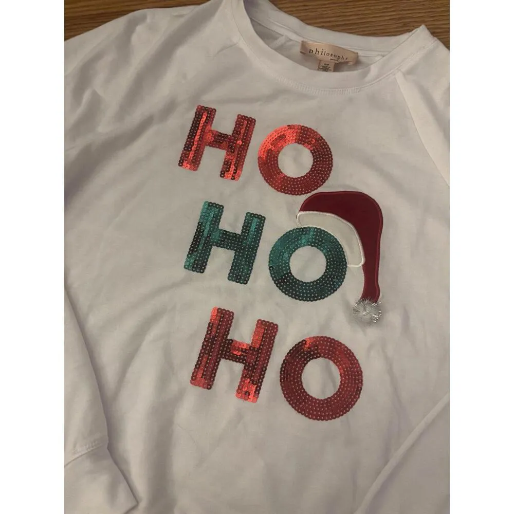 Christmas Crewneck Top Size Small - Image 2