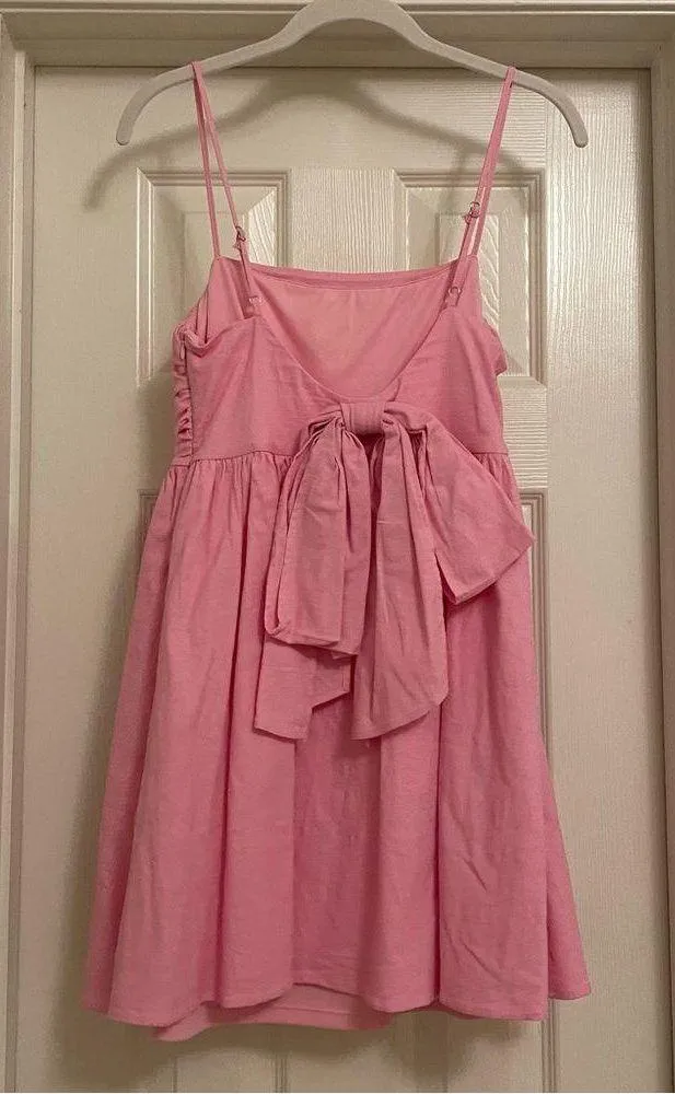 Hello Molly Pink Mini Dress - Image 5