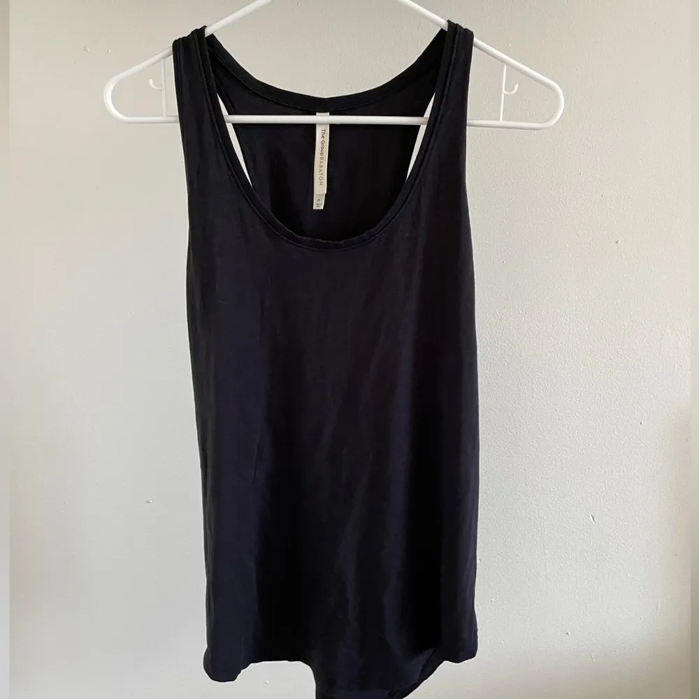 Babaton Foundation Tank Twist-back Pima Cotton Tank Top Black (Medium) - Image 2