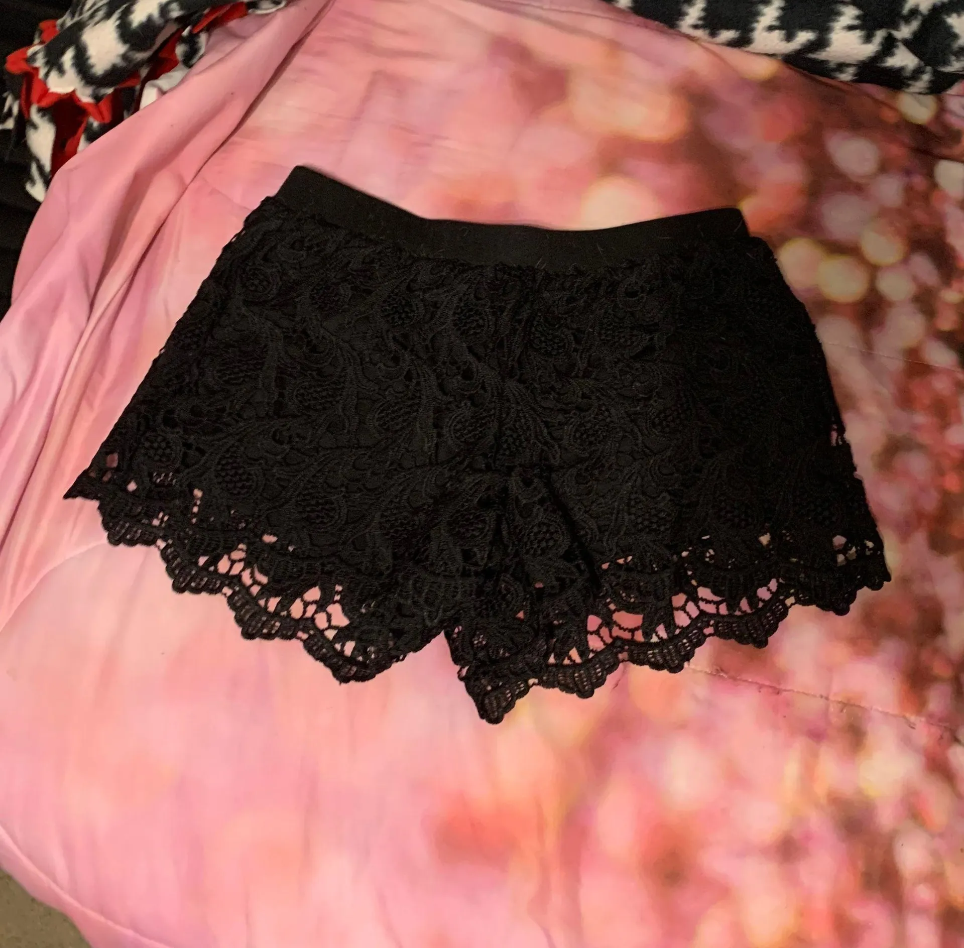 Black Lace Shorts - Image 6