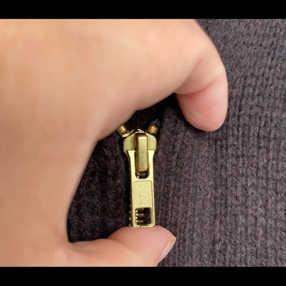 Malene Birger mohair/leather sweater Small Black - Image 2