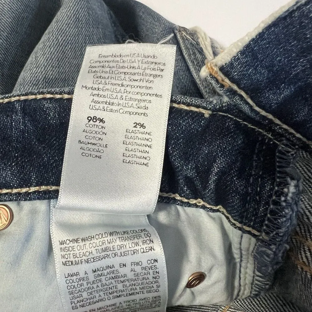 Mother Superior Sz 25 The Dazzler Shift Jeans In Your Treat Or Mine Wash Blue - Image 15