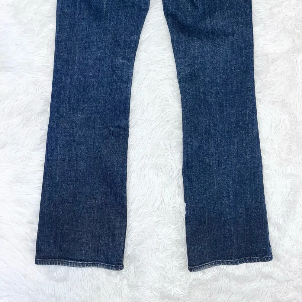 LEVI’S Slight Curve Mid-Rise Classic Bootcut Blue Denim Jeans 2/26 Dark Wash - Image 7