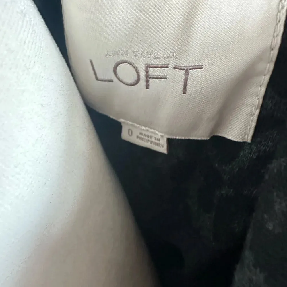 Ann Taylor Loft Animal Print Blazer Size 0 - Image 3