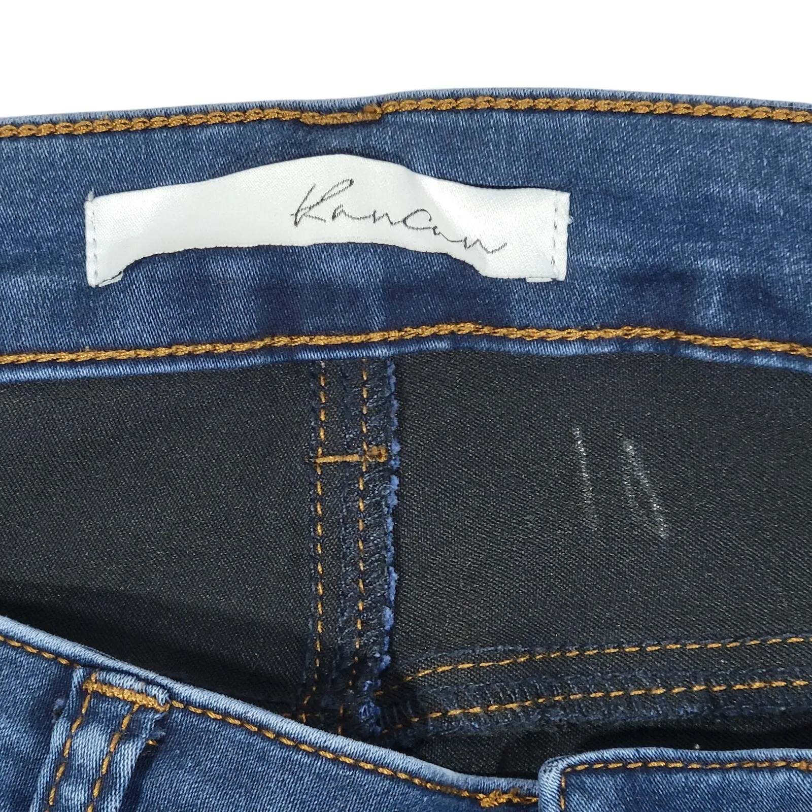 KanCan Los Angeles Womens Jeans Size 13 30 Dark Wash Skinny Leg‎ Style KC5003QD Blue - Image 5