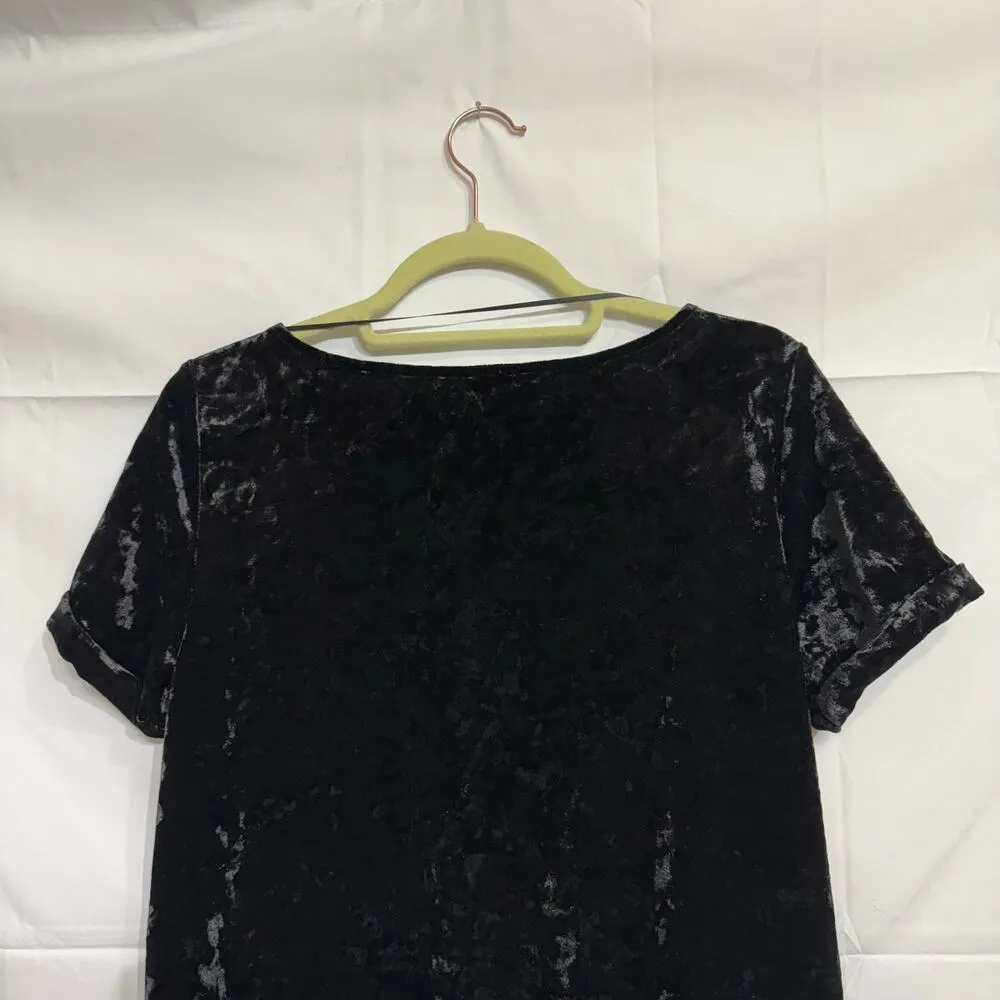Cupio Holiday Black Velvet Dress Sz S NWT - Image 8