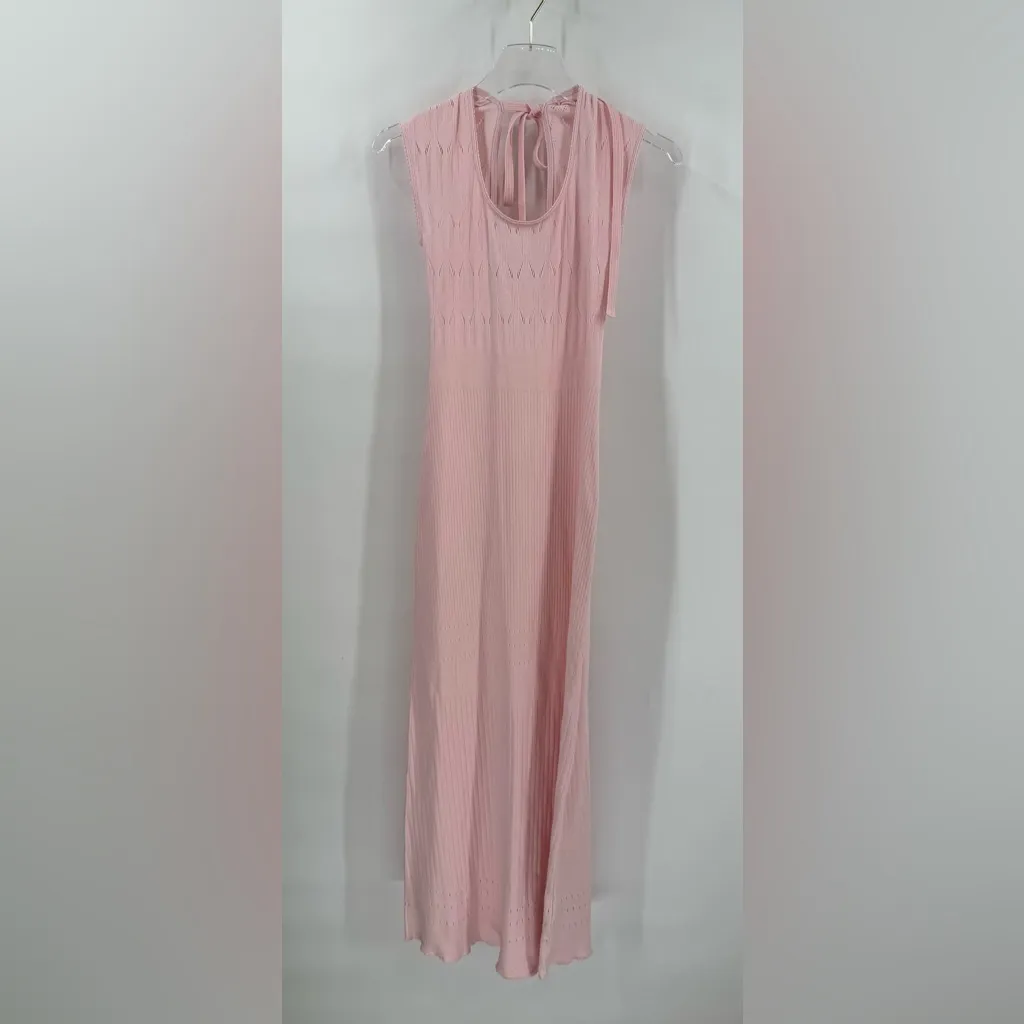 Free People‎ Robin Seamless Midi Dress Pink Size XS/S NWT - Image 6