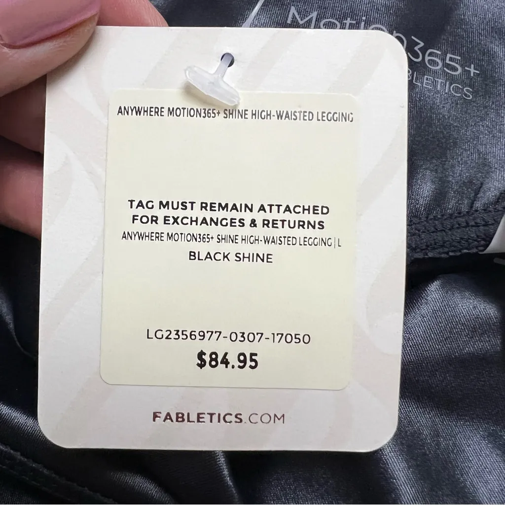 FABLETICS Anywhere Motion 365+ High Waisted Leggings. Size Large. NWT - Image 9