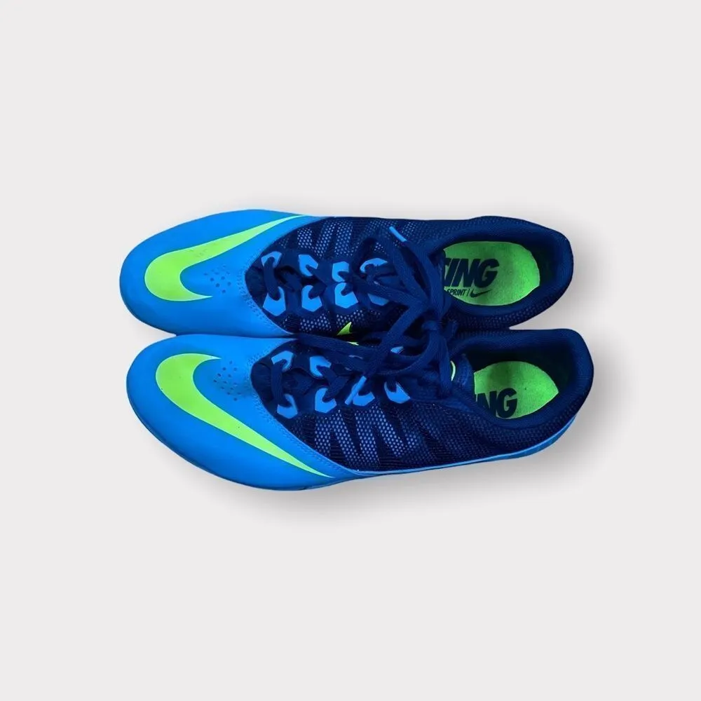 Nike Blue Racing Cleats Women Sneakers Size 9 - Image 2