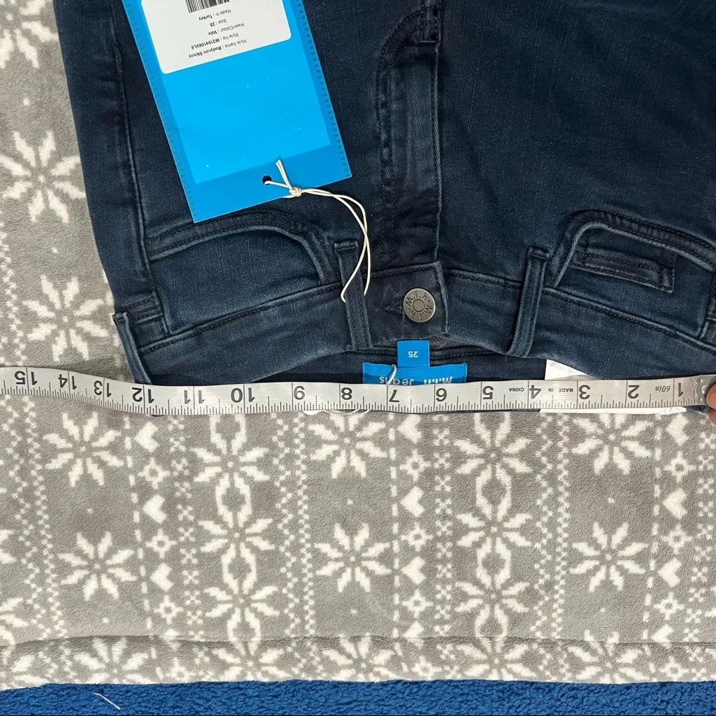 Anthropologie M.i.h Bodycon High-Rise Skinny Jeans In Vale Size 25‎ - Image 8
