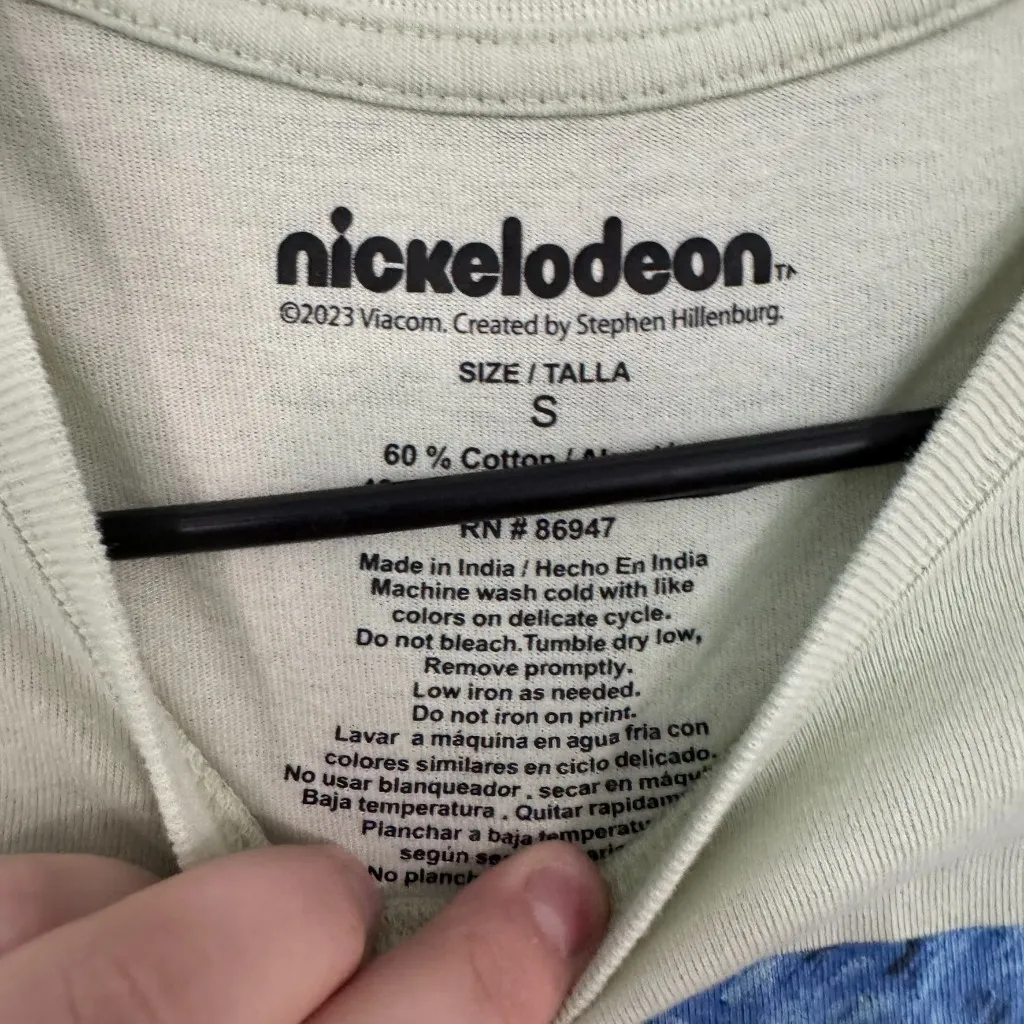 Spongebob Squarepants Jellyfish Fields Starry Night Tee Shirt Adult Unisex Size Small - Image 5