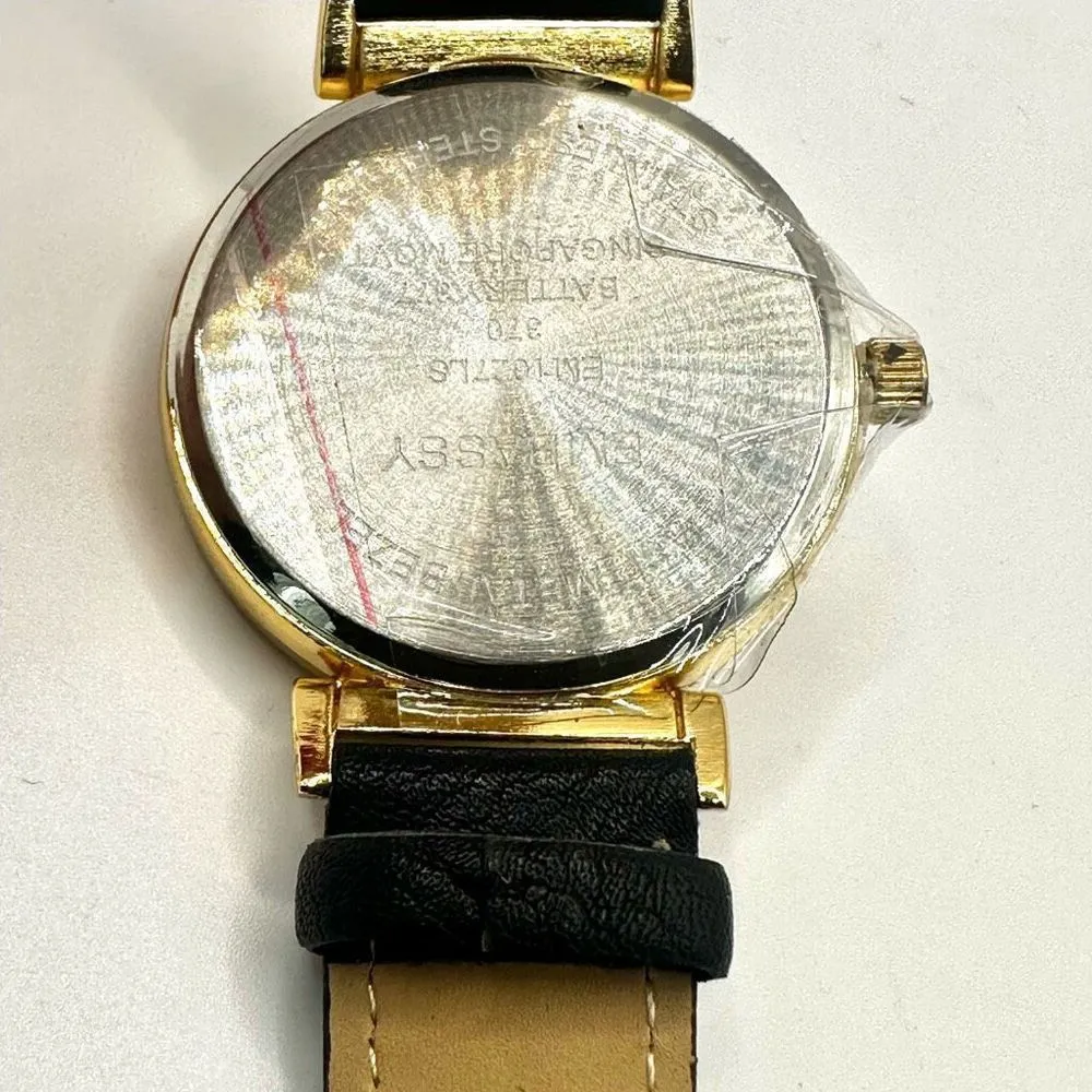 Embassy gold tone rhinestone watch - Image 4