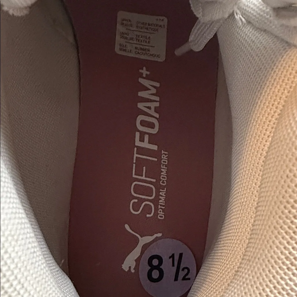 Puma  White High-Top Sneakers - Image 4