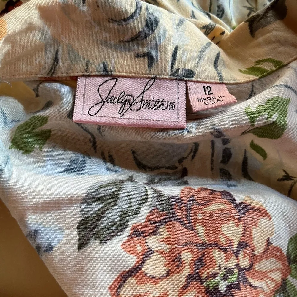 Vintage 90s Jacklyn Smith Autumn Floral Set - Image 2