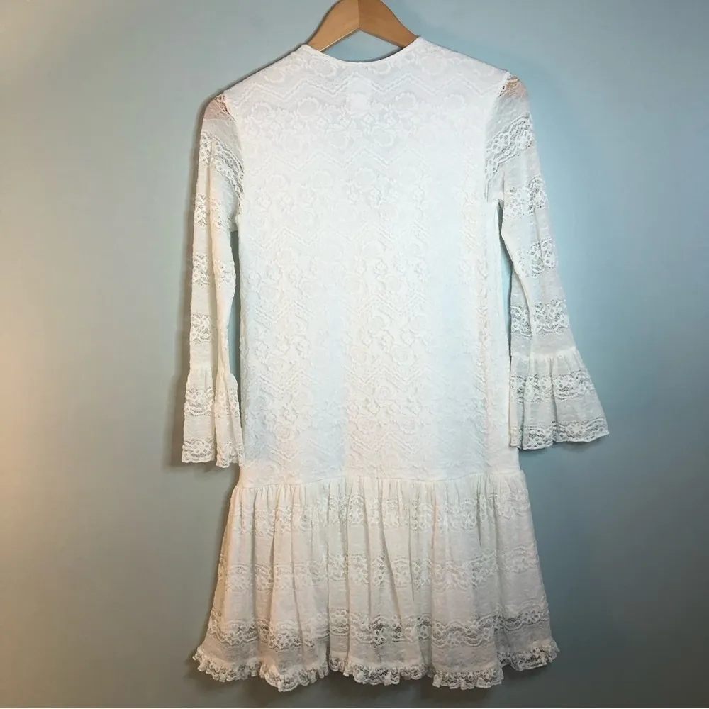 Some Days Lovin White Lace Dress. Size XS. - Image 4