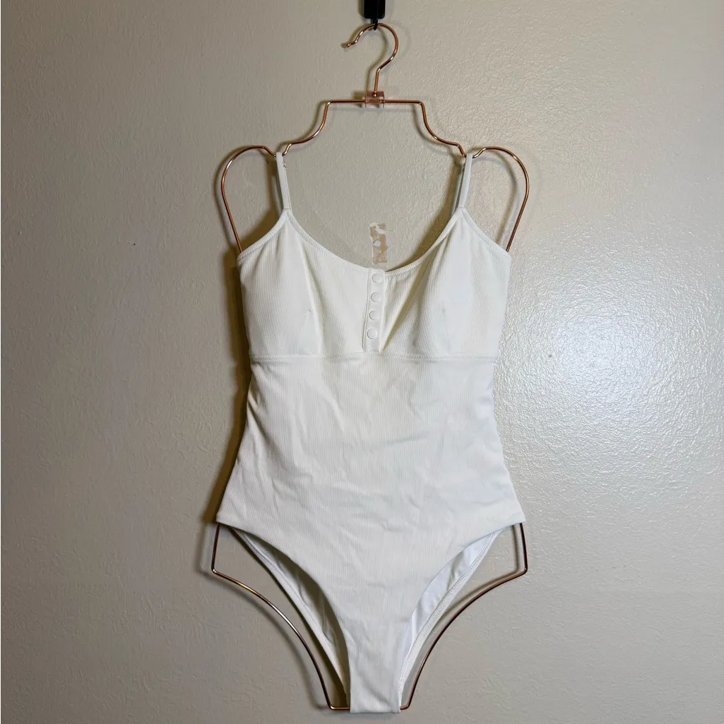 Melissa Odabash Calabasas One Piece Swimsuit White Size 10 - Image 3